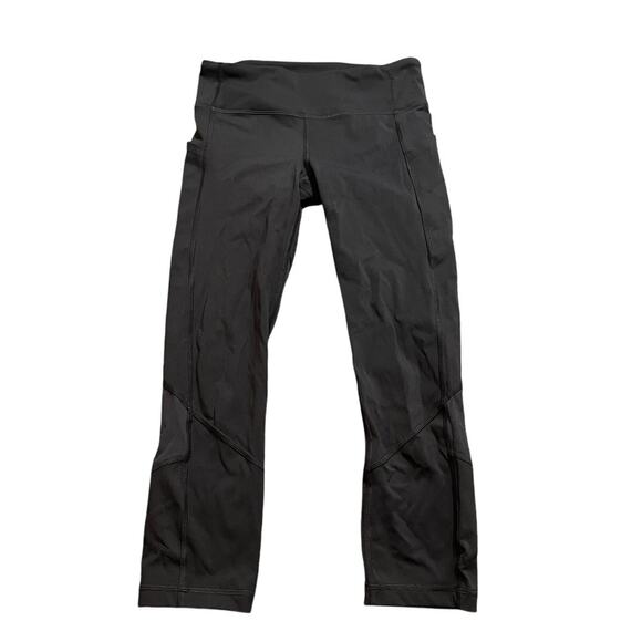 Lululemon Women Pace Rival Crop 22’’ LUXTREME LW6AV0S Black Size 4 Athletic - Picture 1 of 9